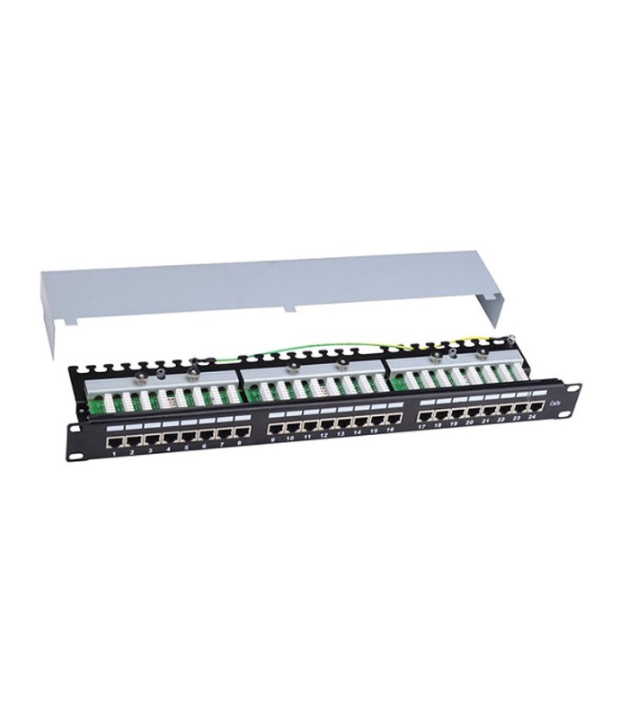 پچ پنل 24 پورت همراه با کیستون Cat6 STP کی نت K-N1121