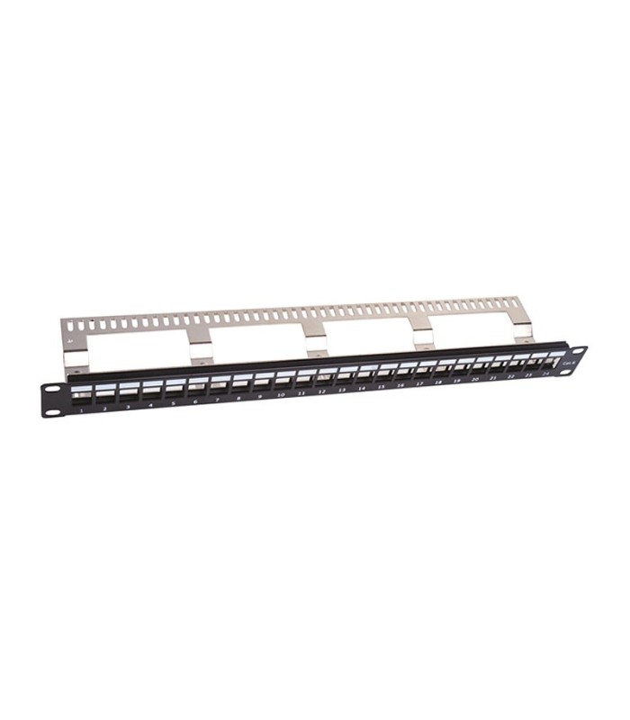 پچ پنل 24 پورت بدون کیستون Cat6 UTP-STP کی نت K-N1128