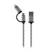 کابل تبدیل USB به Iphone Lightning و Micro USB بیاند BA-917