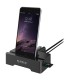 هاب 3 پورت USB 3.0 با 2 پورت شارژ و درگاه کارت حافظه همراه آداپتور اوریکو HSC3-TS