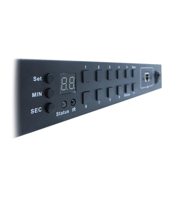 سوئیچ 16 پورت HDMI با قابلیت 3D و رزولوشن 4Kx2K با ریموت کنترل لایمستون LS-HS1601