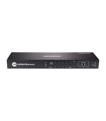 سوئیچ 16 پورت HDMI با قابلیت 3D و رزولوشن 4Kx2K با ریموت کنترل لایمستون LS-HS1601