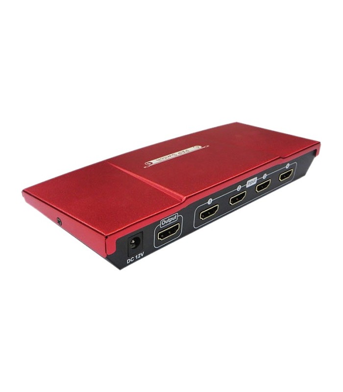 سوئیچ 4 پورت HDMI با ریموت کنترل لایمستون LS-HS401M