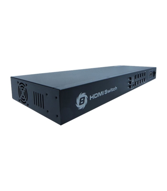 سوئیچ 8 پورت HDMI با قابلیت 3D و رزولوشن 4Kx2K با ریموت کنترل لایمستون LS-HS0801