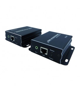 افزایش طول HDMI بر روی کابل شبکه تا 60 متر با قابلیت KVM لایمستون LS-HKE60