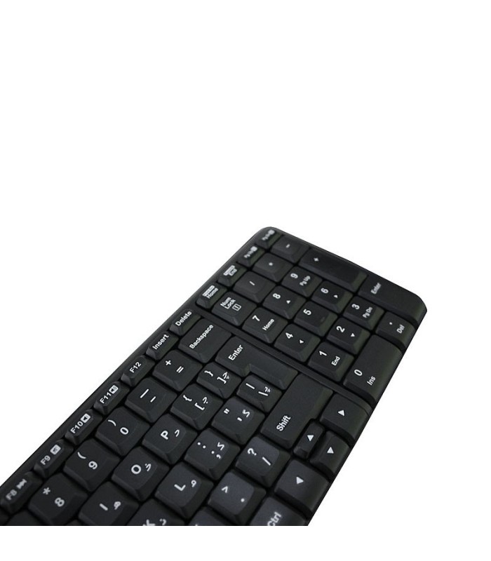کیبورد و ماوس بی سیم لاجیتک MK220 با حروف فارسی