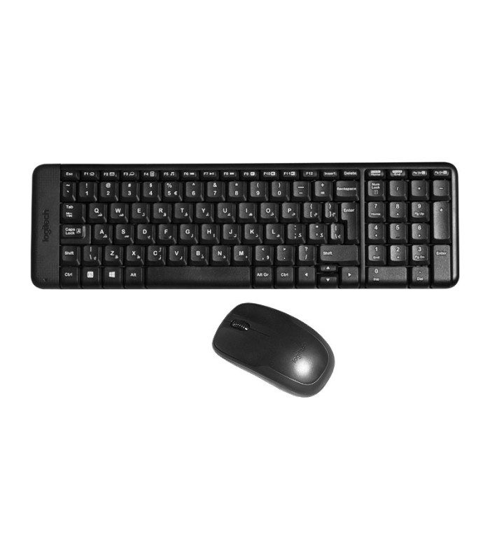کیبورد و ماوس بی سیم لاجیتک MK220 با حروف فارسی