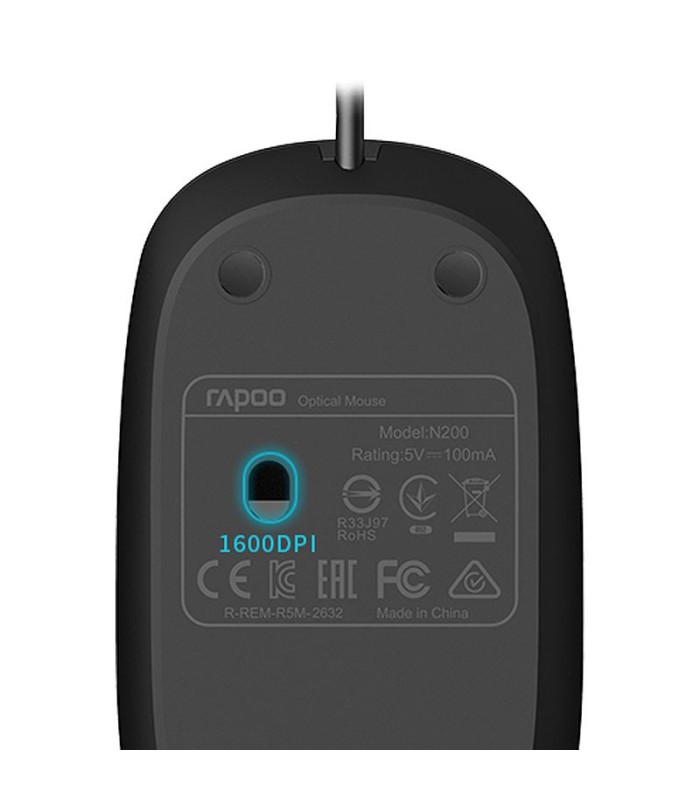 کیبورد و ماوس باسیم رپو X120 Pro با حروف فارسی