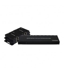 اسپلیتر 4 پورت HDMI با قابلیت انتقال روی کابل شبکه تا 70 متر همراه 4 گیرنده فرانت FN-V149