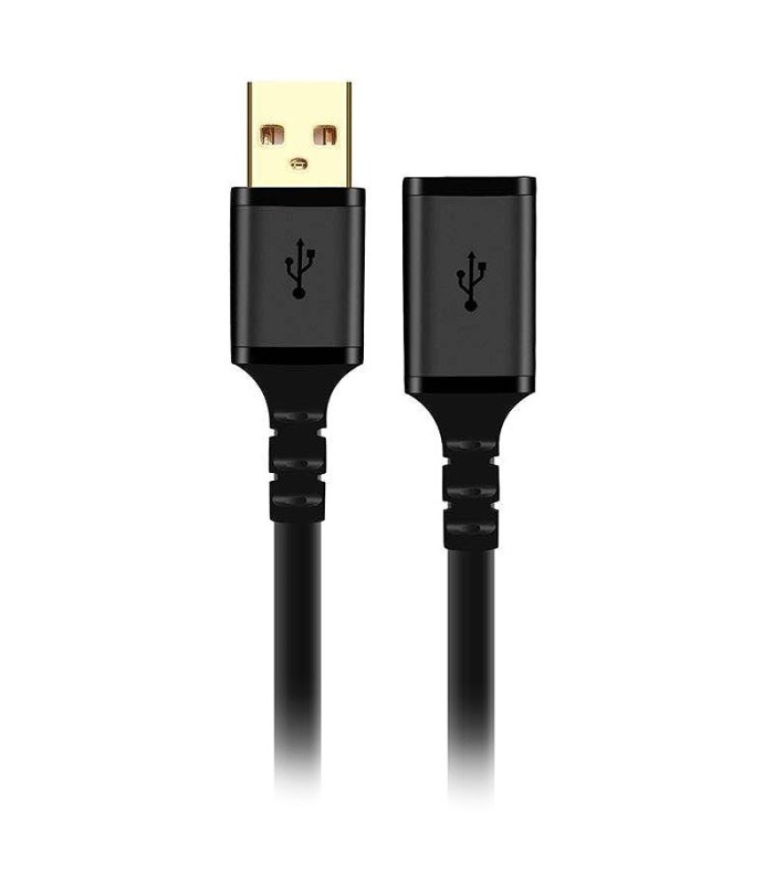 کابل افزایش طول (شیلد دار) 2.0 USB کی نت پلاس