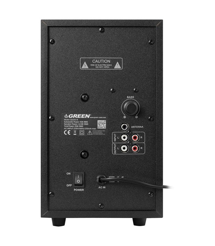 اسپیکر 2.1 کاناله گرین GS325-R
