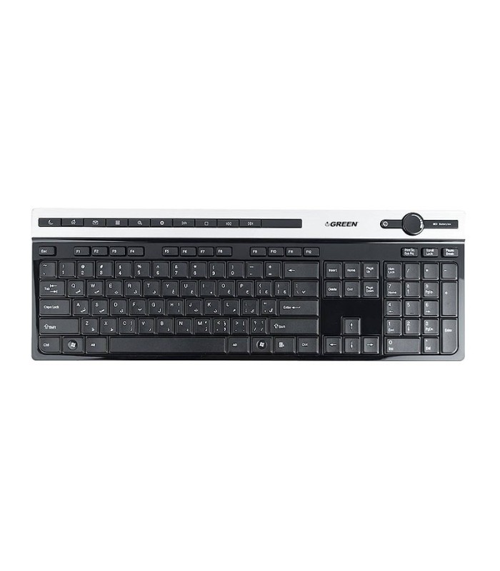 کیبورد و ماوس بی سیم گرین GKM-505W با حروف فارسی