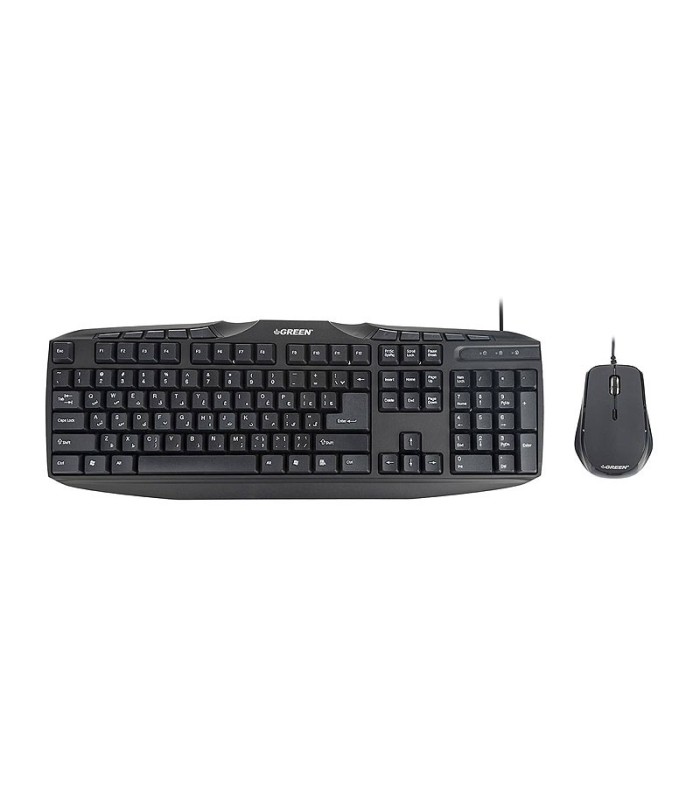 کیبورد و ماوس باسیم گرین GKM-305 با حروف فارسی