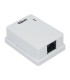 باکس پریز شبکه روکار تک پورت Cat6 کی نت K-N1106