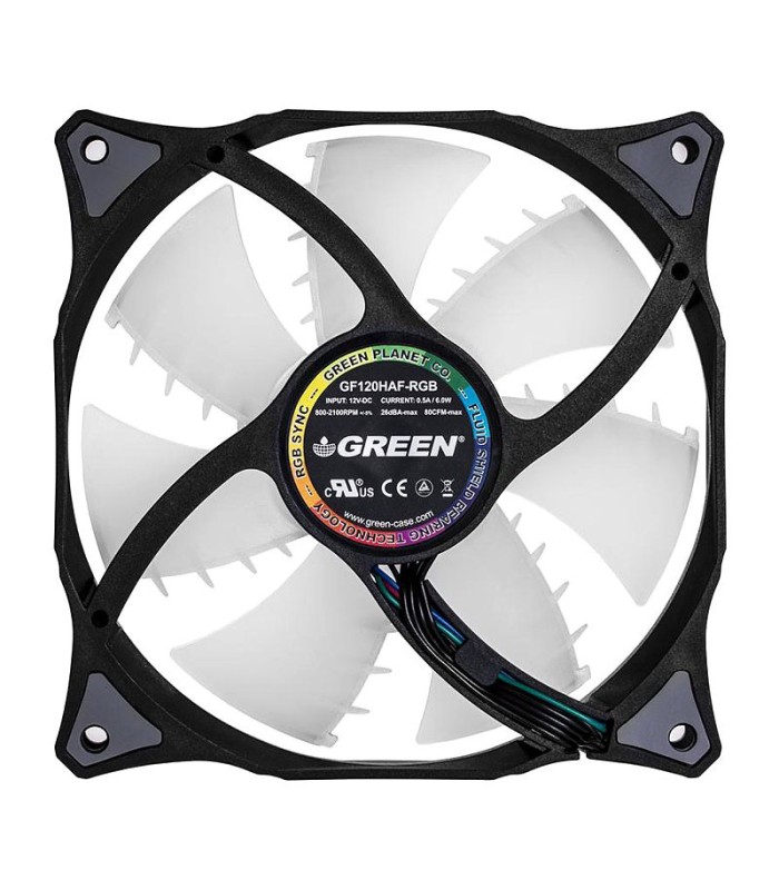 فن کیس گرین GF120-RGB