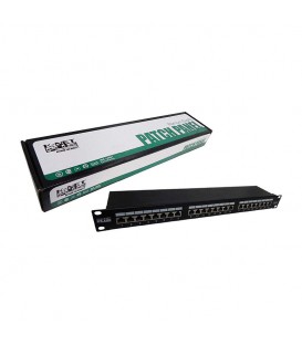 پچ پنل 24 پورت همراه با کیستون Cat6 STP کی نت پلاس KP-N1130