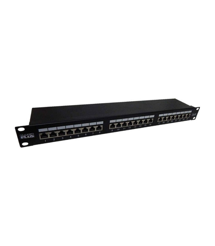 پچ پنل 24 پورت همراه با کیستون Cat6 STP کی نت پلاس KP-N1130
