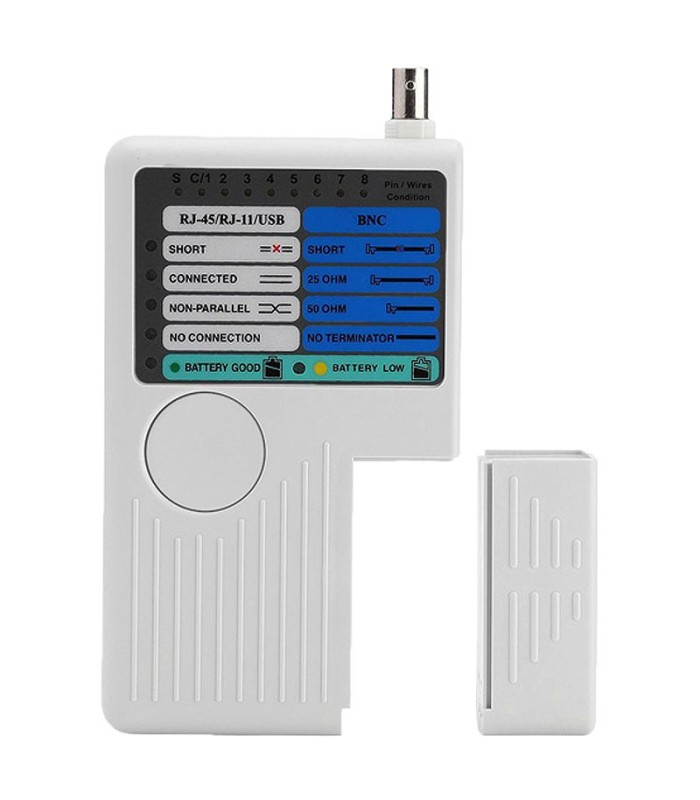تستر کابل شبکه Rj45 - Rj11 - USB - BNC کی نت K-N8000