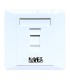 فیس پلیت تک پورت کی نت پلاس KP-N1138