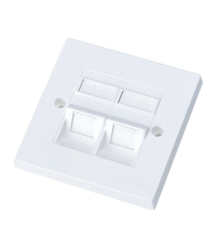 فیس پلیت دو پورت 45 درجه کی نت K-N1127