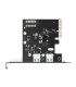 هاب 2 پورت USB 3.1 پشت کیس اوریکو PA31-2P
