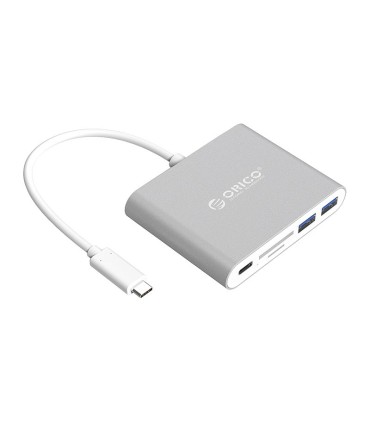 هاب 5 پورت Type C به USB 3.0 با درگاه کارت حافظه با قابلیت PD اوریکو RCC2A