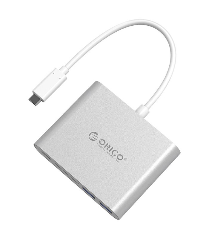 هاب 5 پورت Type C به USB 3.0 با درگاه کارت حافظه با قابلیت PD اوریکو RCC2A
