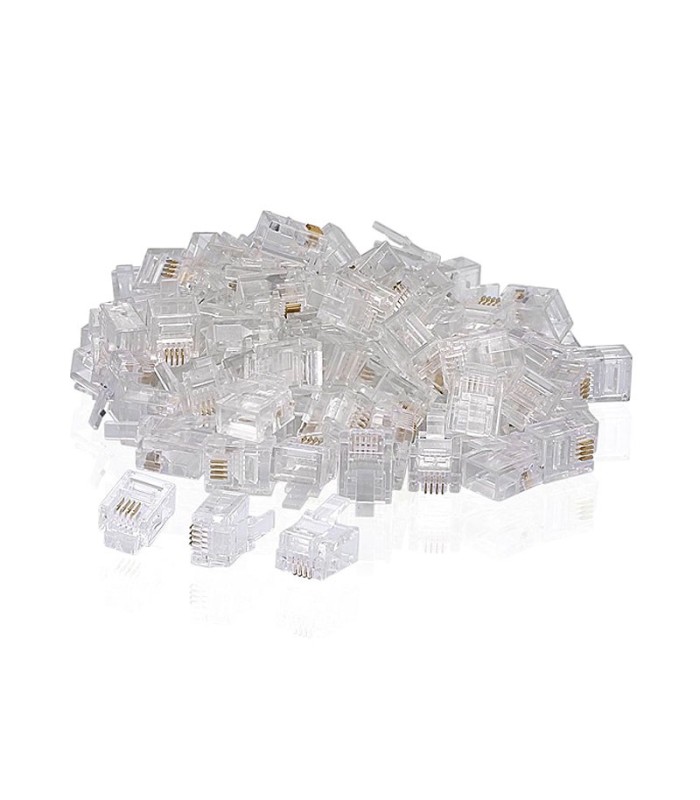 کانکتور Rj11 - 4 Pin کی نت پلاس KP-N1075