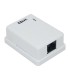 باکس پریز شبکه روکار تک پورت Cat6 کی نت K-N2039