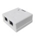 باکس پریز شبکه روکار 2 پورت Cat6 کی نت K-N1108