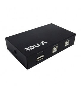 سوئیچ 2 پورت USB دستی وی نت V-SWUSBM02