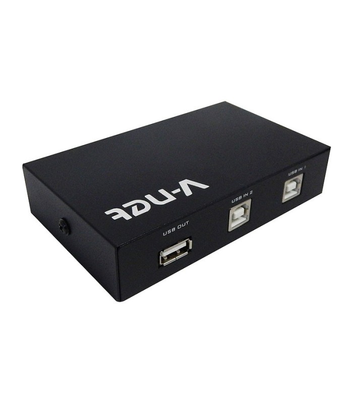سوئیچ 2 پورت USB دستی وی نت V-SWUSBM02