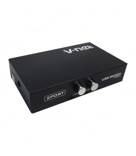 سوئیچ 2 پورت USB دستی وی نت V-SWUSBM02