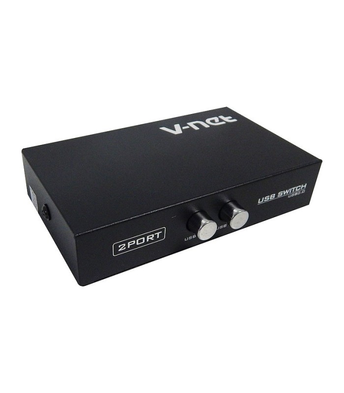 سوئیچ 2 پورت USB دستی وی نت V-SWUSBM02