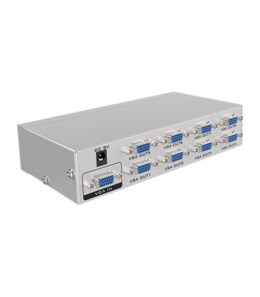 اسپلیتر 8 پورت VGA همراه آداپتور وی نت
