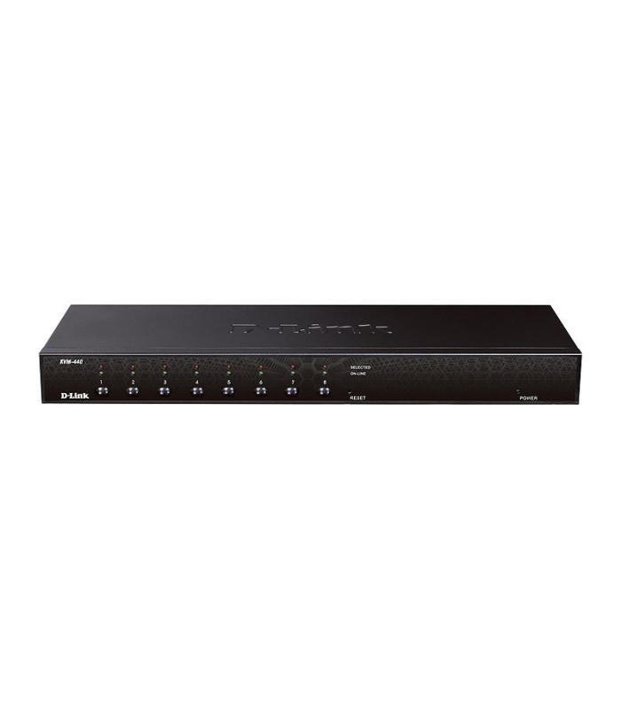 کی وی ام سوئیچ 8 پورت VGA دی لینک KVM-440