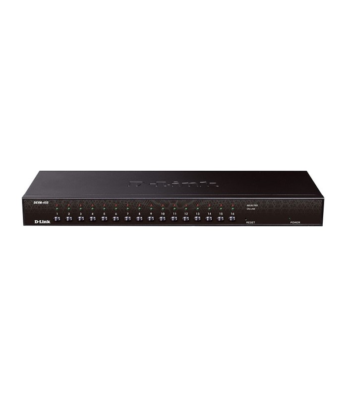 کی وی ام سوئیچ 16 پورت VGA دی لینک KVM-450