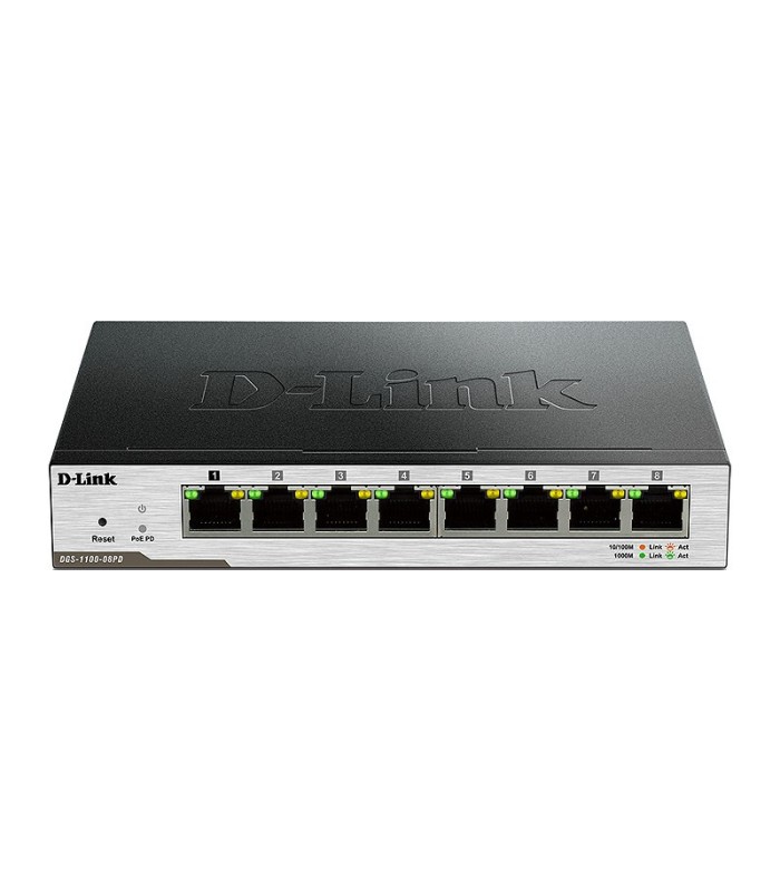 سوئیچ 8 پورت دی لینک DGS‑1100-08PD
