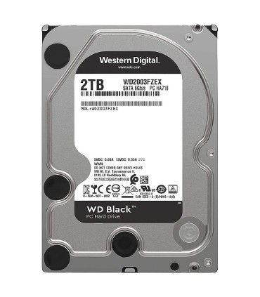 هارد دیسک اینترنال وسترن دیجیتال Black WD2003FZEX ظرفیت 2 ترابایت