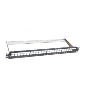 پچ پنل 24 پورت بدون کیستون Cat6 UTP-STP کی نت K-N1129