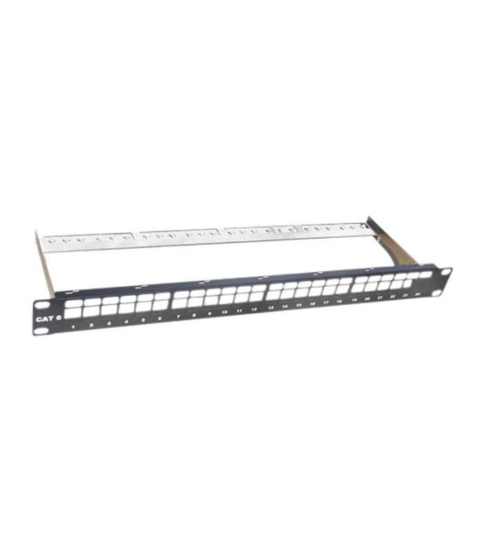 پچ پنل 24 پورت بدون کیستون Cat6 UTP-STP کی نت K-N1129
