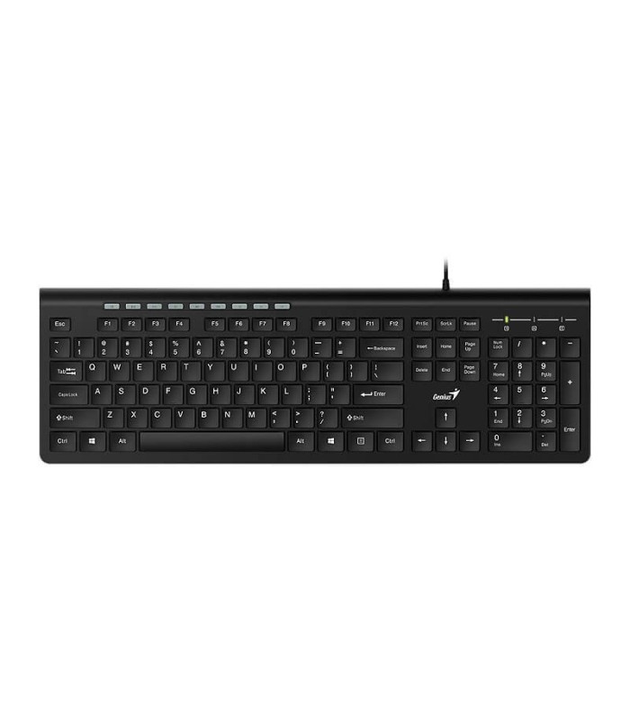 کیبورد با سیم جنیوس SlimStar 230 با حروف فارسی