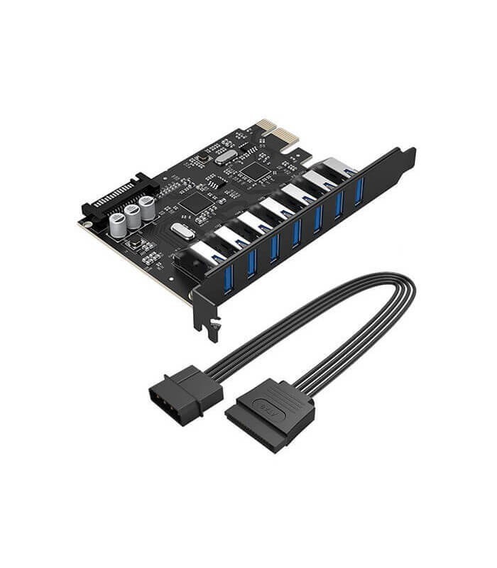 هاب 7 پورت USB 3.0 پشت کیس اوریکو PVU3-7U-V1