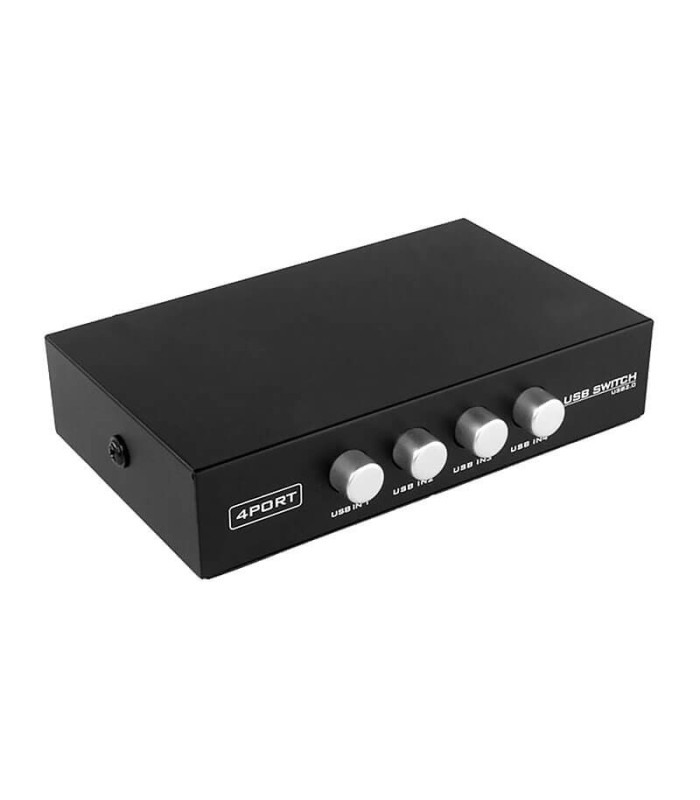 سوئیچ 4 پورت USB دستی وی نت V-SWUSBM04