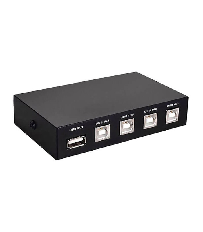 سوئیچ 4 پورت USB دستی وی نت V-SWUSBM04