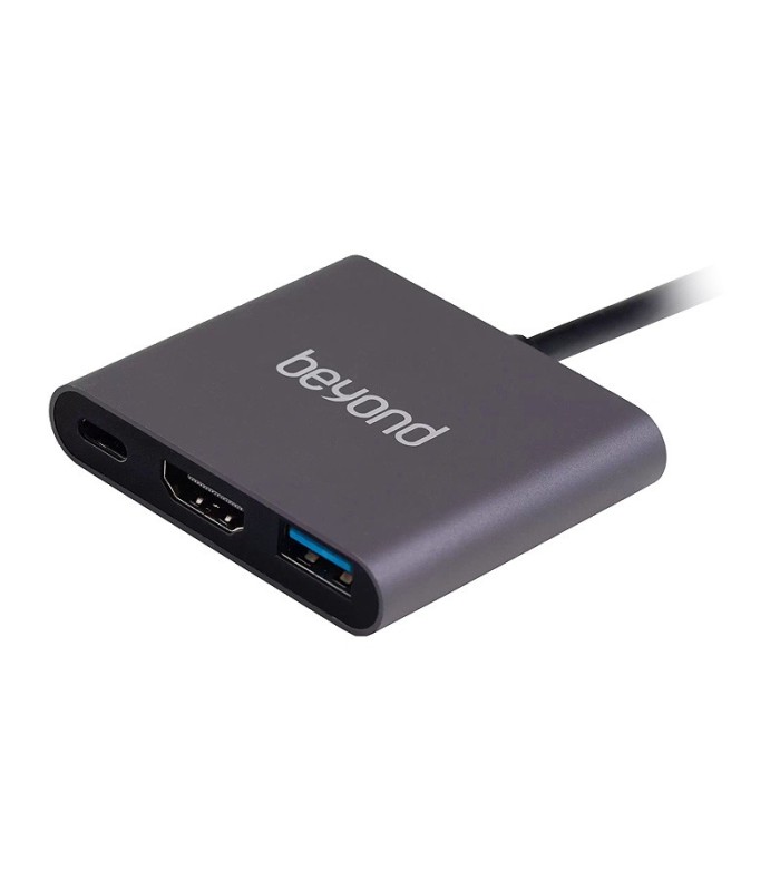 هاب 3 پورت Type C به 3.0 USB با پورت HDMI با قابلیت PD بیاند BA-407