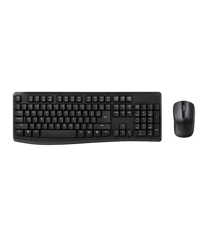 کیبورد و ماوس بی سیم رپو X1800PRO با حروف عربی