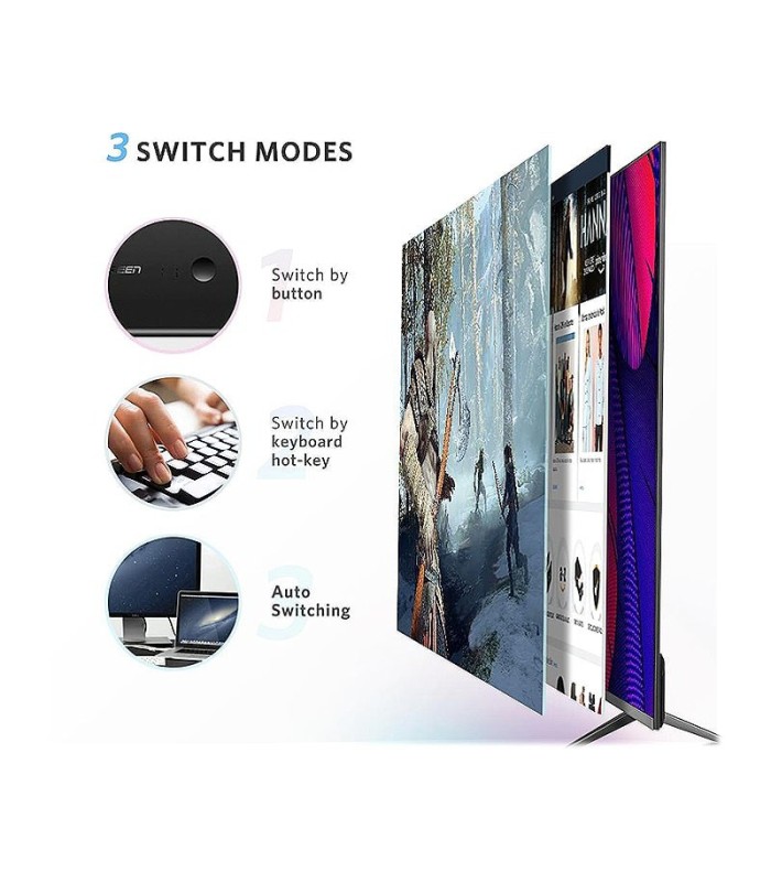 کی وی ام سوئیچ 2 پورت HDMI یوگرین 50744 CM200