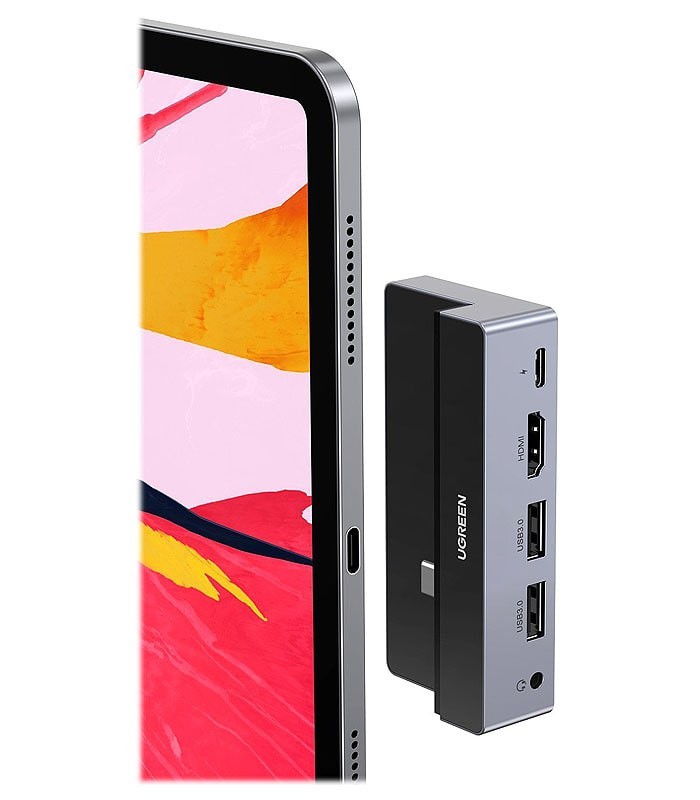 هاب 5 پورت Type C به USB 3.0 و HDMI با قابلیت PD یوگرین 70688 CM317