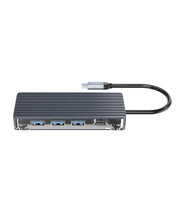 هاب 7 پورت Type C به USB 3.0 و پورت HDMI و درگاه کارت حافظه با قابلیت PD اوریکو WB-7P